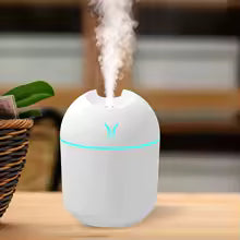 USB Mini Air Humidifier & Essential Oil Diffuser with LED Light